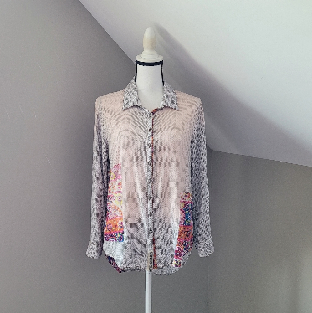 Aratta Silent Journey Button Down Shirt